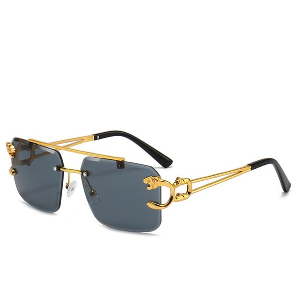 new double beam trimmed square rimless glasses sunglasses men's fashion leopard trend sunglasses women, White;black
new double beam trimmed square rimless glasses sunglasses men's fashion leopard trend sunglasses women, White;black