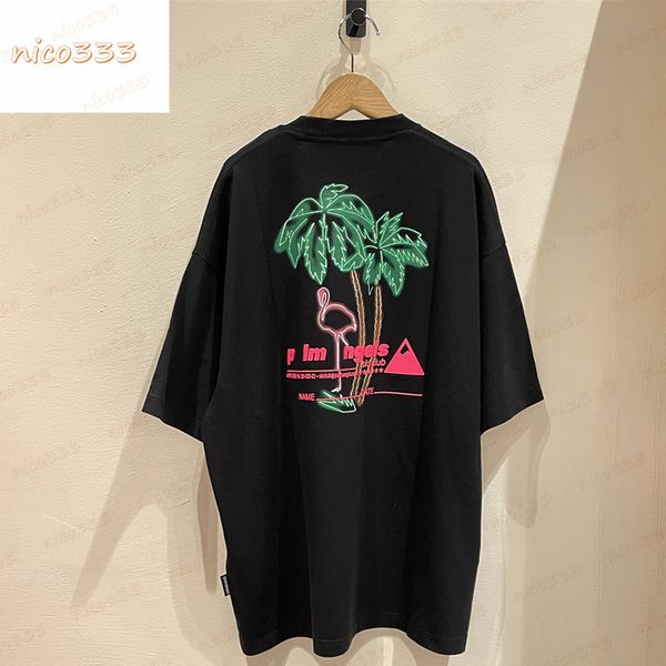 23ss new t shirt coconut bird beach letter mailbox print monogram black beige mens women street short sleeve, White;black
23ss new t shirt coconut bird beach letter mailbox print monogram black beige mens women street short sleeve, White;black