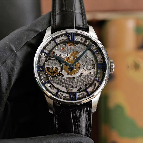 men automatic watchs 42mm mechanical movement watch fashion business wristwatch montre de luxe gift for man, Slivery;brown
men automatic watchs 42mm mechanical movement watch fashion business wristwatch montre de luxe gift for man, Slivery;brown