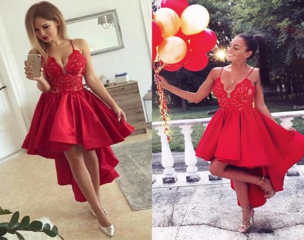 high low red satin homecoming dresses v neck spaghetti straps lace ruched hilo prom dresses short mini party dresses7929308, Blue;pink
high low red satin homecoming dresses v neck spaghetti straps lace ruched hilo prom dresses short mini party dresses7929308, Blue;pink