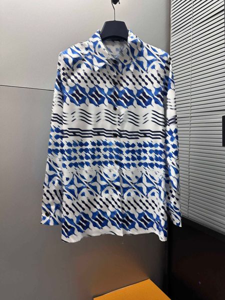 autumn designer printed shirt womens blue print blouse lapel collar button fashion long sleeve t shirt soft and breathable cotton shirts, White
autumn designer printed shirt womens blue print blouse lapel collar button fashion long sleeve t shirt soft and breathable cotton shirts, White