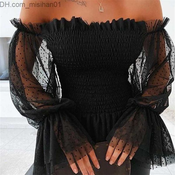 women's blouses shirts wsevypo off shoulder blouse women mesh flare sleeve shirts summer fashion sheer long sleeve lace frill blouser, White
women's blouses shirts wsevypo off shoulder blouse women mesh flare sleeve shirts summer fashion sheer long sleeve lace frill blouser, White
