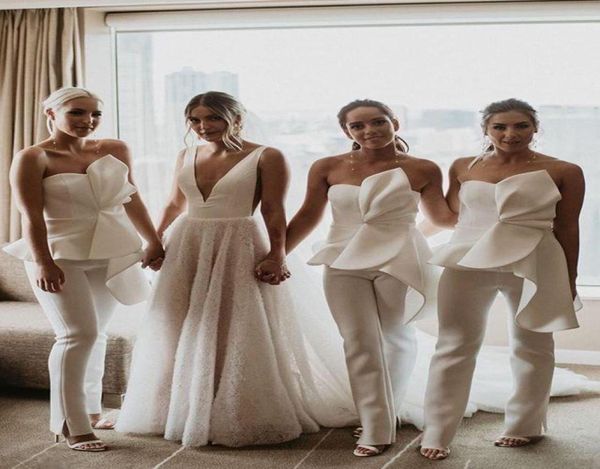 strapless beach bridesmaid jumpsuit 2020 modest peplum ruffles backless outdoor garden junior bridesmaid pant suit4071955, White;pink
strapless beach bridesmaid jumpsuit 2020 modest peplum ruffles backless outdoor garden junior bridesmaid pant suit4071955, White;pink
