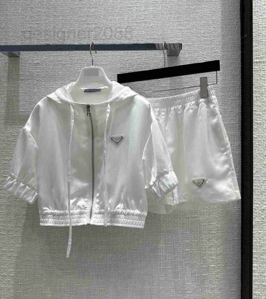 women's two piece pants designer fashionable acetate fiber lazy temperament casual fashion set hooded zipper waist short coat+sports sh, White
women's two piece pants designer fashionable acetate fiber lazy temperament casual fashion set hooded zipper waist short coat+sports sh, White