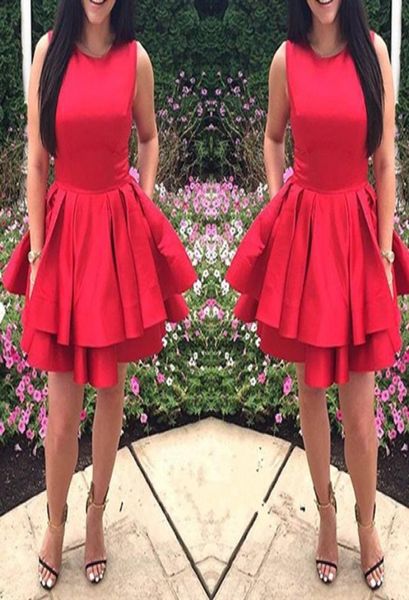 simple fashion red short homecoming dresses sleeveless satin ruffles layered 8th grade graduation gowns custom made plus size prom2221580, Blue;pink
simple fashion red short homecoming dresses sleeveless satin ruffles layered 8th grade graduation gowns custom made plus size prom2221580, Blue;pink