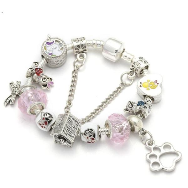 925 sterling silver murano glass beads dog paw print unicorn duck european charm beads butterfly dangle fits pandora charm bracelets necklac, Golden;silver
925 sterling silver murano glass beads dog paw print unicorn duck european charm beads butterfly dangle fits pandora charm bracelets necklac, Golden;silver