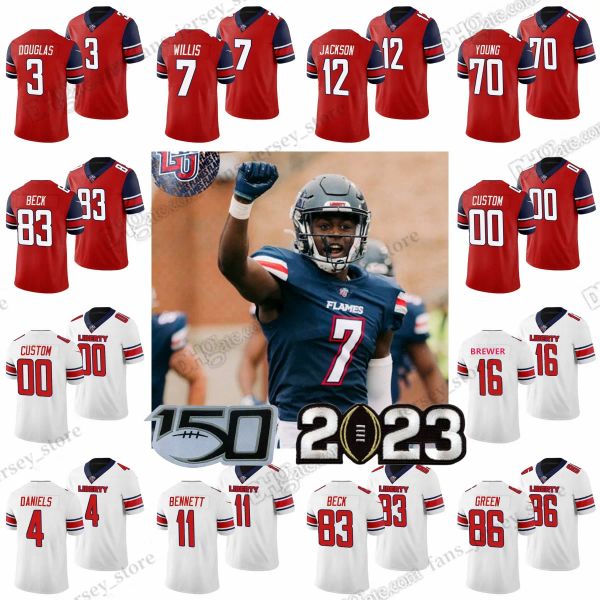 custom ncaa s-6xl liberty flamess football jerseys kylen austin c.j. daniels malik caper eric green malik willis anthony butler charlie brew, Black
custom ncaa s-6xl liberty flamess football jerseys kylen austin c.j. daniels malik caper eric green malik willis anthony butler charlie brew, Black