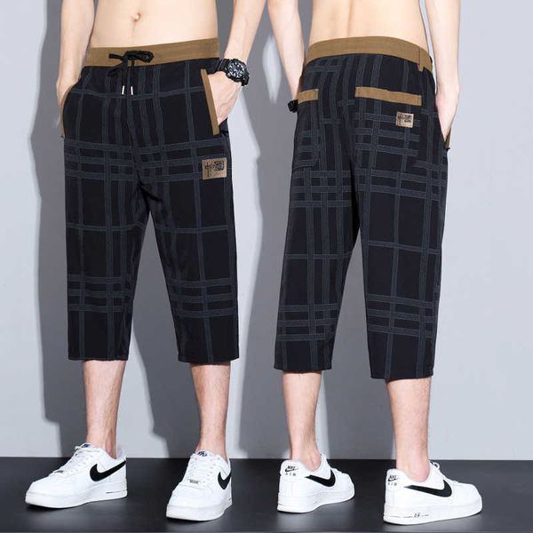 summer thin cropped pants for men's fashion trend no ironing breathable shorts outerwear versatile straight tube, White;black
summer thin cropped pants for men's fashion trend no ironing breathable shorts outerwear versatile straight tube, White;black