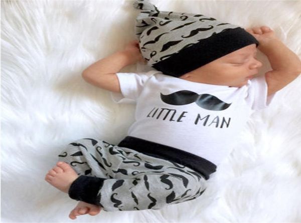 2016 3pcs newborn baby suits toddler infant kids little man funny romperspants children boy girl moustache printed casual clothes8996611, White
2016 3pcs newborn baby suits toddler infant kids little man funny romperspants children boy girl moustache printed casual clothes8996611, White