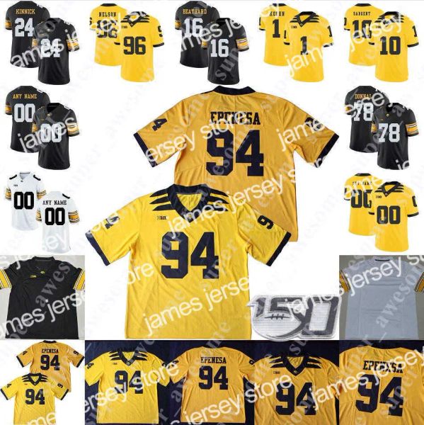 custom american college football wear iowa hawkeyes jersey cole banwart garret jansen michael sleep-dalton ryan gersonde riley moss kyle sor, Black
custom american college football wear iowa hawkeyes jersey cole banwart garret jansen michael sleep-dalton ryan gersonde riley moss kyle sor, Black