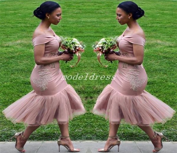 tea length mermaid bridesmaid dresses 2019 off shoulder appliques short garden country beach wedding guest gowns maid of honor dre1975705, White;pink
tea length mermaid bridesmaid dresses 2019 off shoulder appliques short garden country beach wedding guest gowns maid of honor dre1975705, White;pink