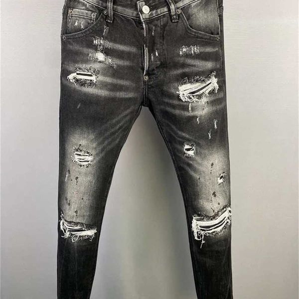 jeans new arrivals mens luxury designer denim jeans holes trousers coolguy biker pants clothing 2#9 hmkufes, Blue
jeans new arrivals mens luxury designer denim jeans holes trousers coolguy biker pants clothing 2#9 hmkufes, Blue