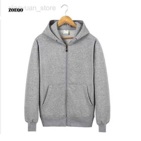 men's hoodies zoeqo new men hooded fleece zip hoodie men thick solid color sweatshirt mens casual hoodies sportswear hooded hkd230704, Black
men's hoodies zoeqo new men hooded fleece zip hoodie men thick solid color sweatshirt mens casual hoodies sportswear hooded hkd230704, Black
