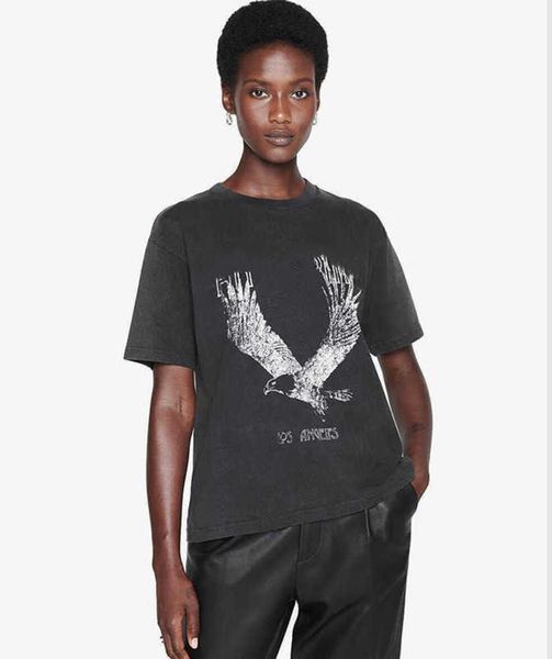 2023 niche eagle print t shirt fried snowflake color washing designer tee women black short-sleeved t-shirt polos breathable and casual, White
2023 niche eagle print t shirt fried snowflake color washing designer tee women black short-sleeved t-shirt polos breathable and casual, White