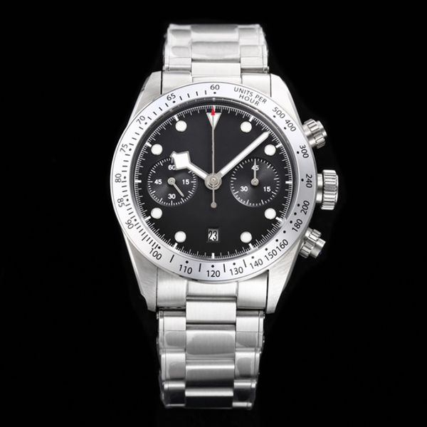 men's high-end watch designer watch 7750 automatic mechanical movement black white dial stainless steel 41mm waterproof watch with case, Slivery;brown
men's high-end watch designer watch 7750 automatic mechanical movement black white dial stainless steel 41mm waterproof watch with case, Slivery;brown