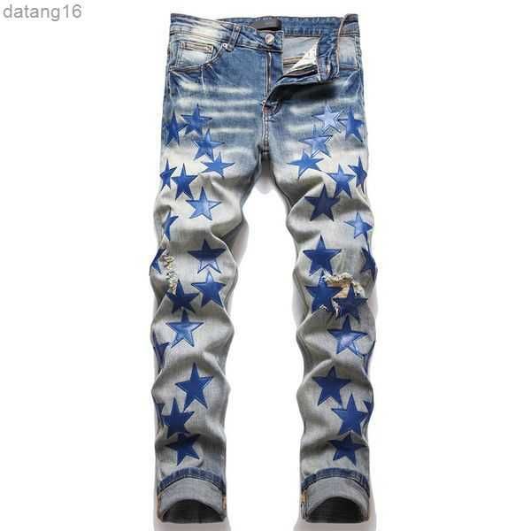 jeans mens designer for pants man white black rock revival biker pant broken hole embroidery hip hop denim letter pantalones 3 q8hb, Blue
jeans mens designer for pants man white black rock revival biker pant broken hole embroidery hip hop denim letter pantalones 3 q8hb, Blue