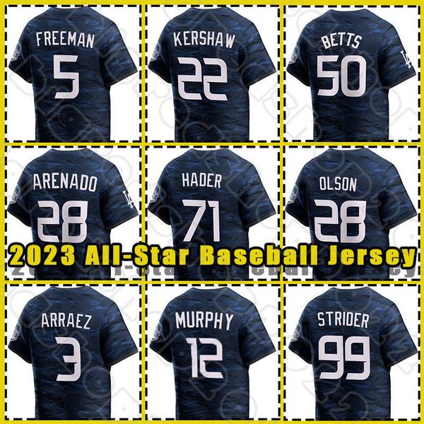 freddie an 2023 all-star mookie betts baseball jerseys ronald acuna jr. nolan arenado luis arraez josh hader ozzie albies corbin carroll sea, Blue;black
freddie an 2023 all-star mookie betts baseball jerseys ronald acuna jr. nolan arenado luis arraez josh hader ozzie albies corbin carroll sea, Blue;black