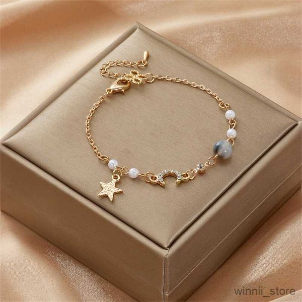 charm bracelets exquisite stars moon bracelets for women cute kitten flowers bracelet bangle girl wedding jewelry r230704, Golden;silver
charm bracelets exquisite stars moon bracelets for women cute kitten flowers bracelet bangle girl wedding jewelry r230704, Golden;silver