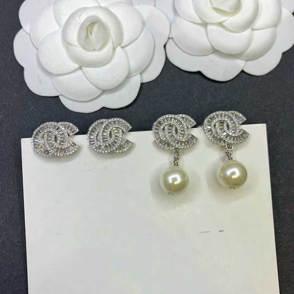 designer jewelry women chanes water diamond c shining simple versatile brass pearl pendant earrings, Golden
designer jewelry women chanes water diamond c shining simple versatile brass pearl pendant earrings, Golden