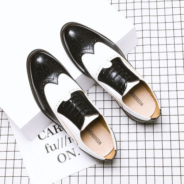 dress shoes men's style carved leather shoes in summer man business office male lether 230703, Black
dress shoes men's style carved leather shoes in summer man business office male lether 230703, Black