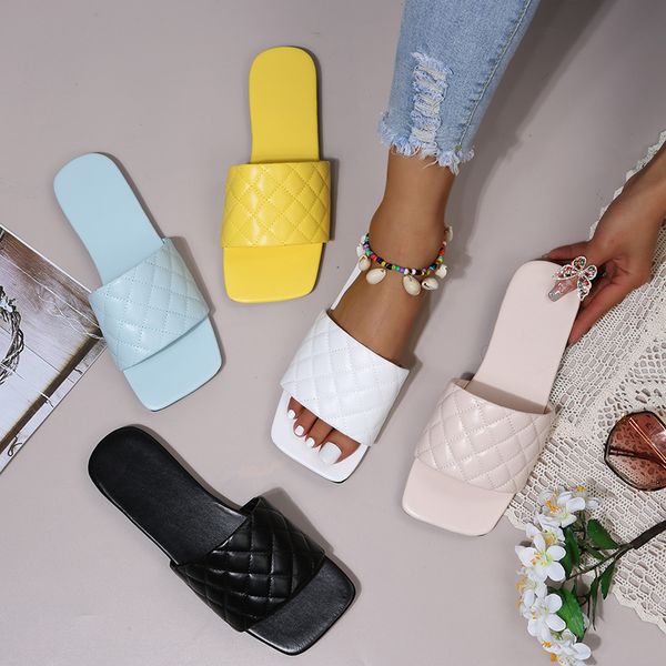 slippers summer shoes square toe slippers flat heel women's simple slippers outdoor casual beach sandals flat slippers for women 230703, Black
slippers summer shoes square toe slippers flat heel women's simple slippers outdoor casual beach sandals flat slippers for women 230703, Black