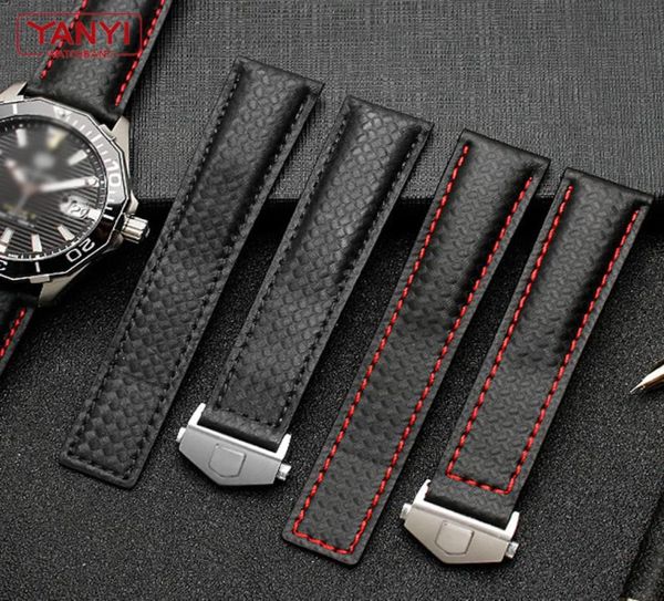 watch bands carbon fiber pattern genuine leather strap 20mm 22m for tag heuer watchband wristwatches band leather watch bracelet 21841783, Black;brown
watch bands carbon fiber pattern genuine leather strap 20mm 22m for tag heuer watchband wristwatches band leather watch bracelet 21841783, Black;brown