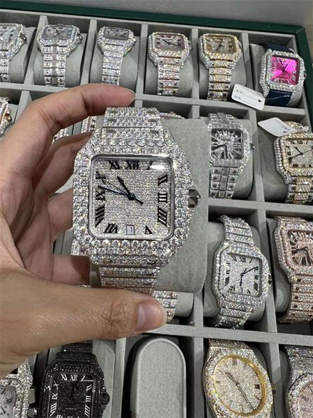 luxury mens designer watch for men movement watches moissanite watch mens watch diamond iced out watch montre homme automatic montre de luxe, Slivery;brown
luxury mens designer watch for men movement watches moissanite watch mens watch diamond iced out watch montre homme automatic montre de luxe, Slivery;brown