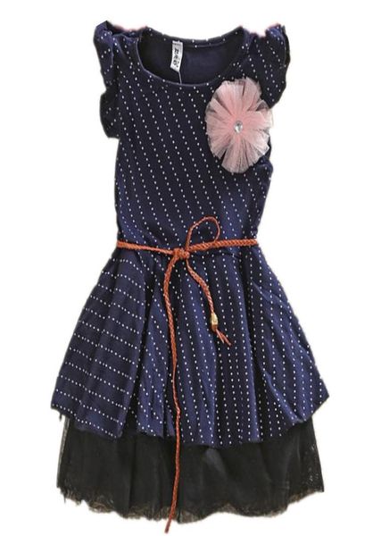 girls dresses new fashion dark blue sleeveless dots stripe flower kids girl dress with belt summer5682664, Red;yellow
girls dresses new fashion dark blue sleeveless dots stripe flower kids girl dress with belt summer5682664, Red;yellow