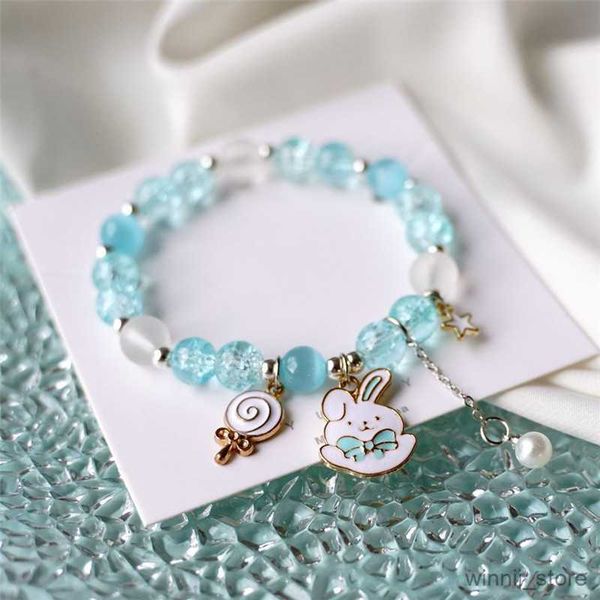 charm bracelets exquisite blue white cat bracelet for women girl sweet charm rabbit animal elastic bracelets jewelry gifts r230704, Golden;silver
charm bracelets exquisite blue white cat bracelet for women girl sweet charm rabbit animal elastic bracelets jewelry gifts r230704, Golden;silver