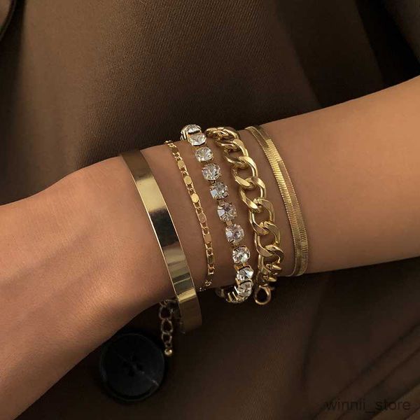 charm bracelets trendy geometric link chain bracelet set for women shiny heart tassel open cuff bangle girl jewelry r230704, Golden;silver
charm bracelets trendy geometric link chain bracelet set for women shiny heart tassel open cuff bangle girl jewelry r230704, Golden;silver