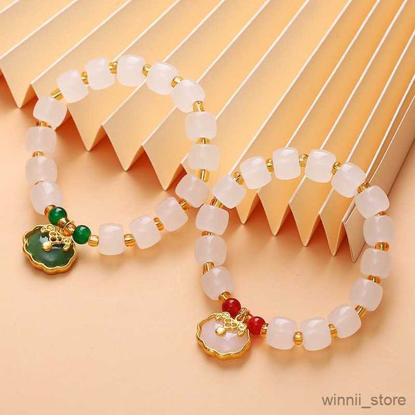 charm bracelets chinese style white safe lock bracelet for women fashion bracelets bangle adjustable jewelry gifts r230704, Golden;silver
charm bracelets chinese style white safe lock bracelet for women fashion bracelets bangle adjustable jewelry gifts r230704, Golden;silver