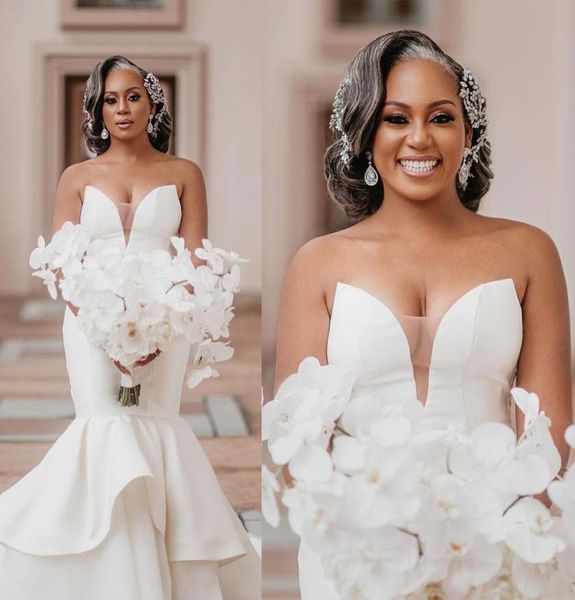 mermaid sweetheart wedding dress elegant sweep train bridal gowns south african white simple marriage plus size dresses1338483
mermaid sweetheart wedding dress elegant sweep train bridal gowns south african white simple marriage plus size dresses1338483