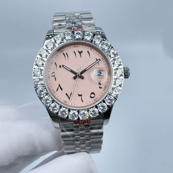 diamond watch mens automatic mechanical designer watches 41mm sapphire women wristwatch waterproof montre de luxe, Slivery;brown
diamond watch mens automatic mechanical designer watches 41mm sapphire women wristwatch waterproof montre de luxe, Slivery;brown