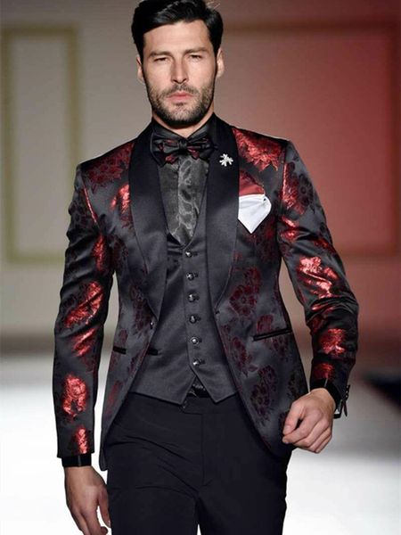 groom tuxedos one button groomsmen shawl lapel men suits wedding/prom man jacket pants vest tie 0012119, Black;gray
groom tuxedos one button groomsmen shawl lapel men suits wedding/prom man jacket pants vest tie 0012119, Black;gray