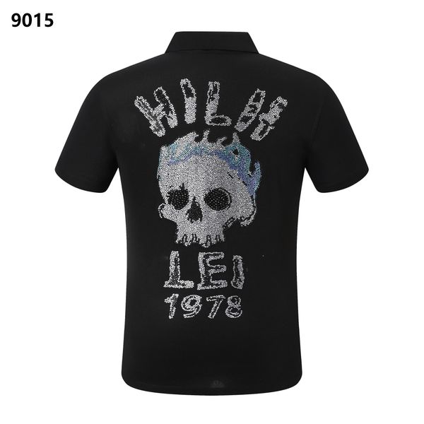 new pp men's polo shirt summer skull diamond phillip plain short sleeve designer t shirt harajuku tee brand skulls print streetwear pp, White;black
new pp men's polo shirt summer skull diamond phillip plain short sleeve designer t shirt harajuku tee brand skulls print streetwear pp, White;black