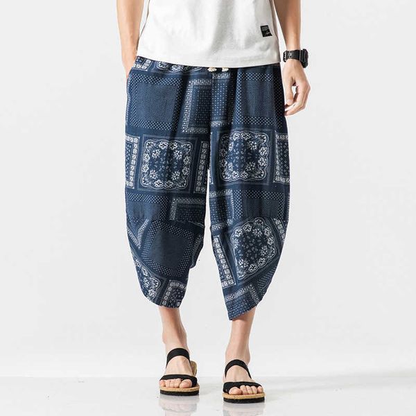 2022 summer large cotton hemp casual pants hanging crotch loose capris xianhe beach shorts men's wear, White;black
2022 summer large cotton hemp casual pants hanging crotch loose capris xianhe beach shorts men's wear, White;black