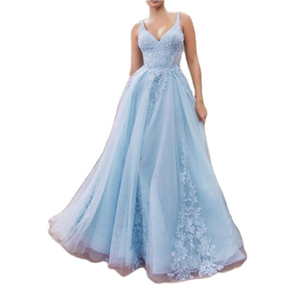 glitter v neck a line long prom dresses spaghetti strap hollow back evening party gown sweep train tulle vestido de novia, Black
glitter v neck a line long prom dresses spaghetti strap hollow back evening party gown sweep train tulle vestido de novia, Black