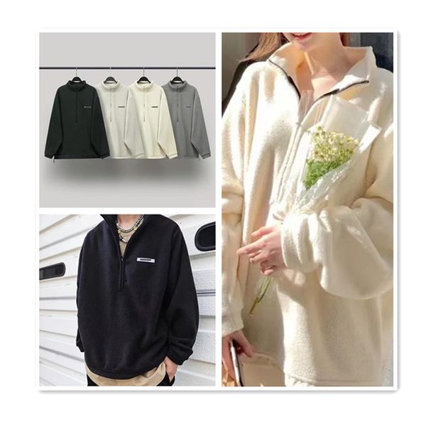 designer jacket mens jacket fashion women coat lamb standing neck half zipper letter printed fleececoats man autumn warm jackets couple loos, Black;brown
designer jacket mens jacket fashion women coat lamb standing neck half zipper letter printed fleececoats man autumn warm jackets couple loos, Black;brown