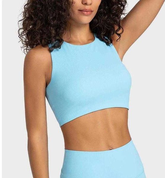lu-368 stripped rib high collar sports bra high strength shockproof yoga tank gym shirt women camis, White;red
lu-368 stripped rib high collar sports bra high strength shockproof yoga tank gym shirt women camis, White;red