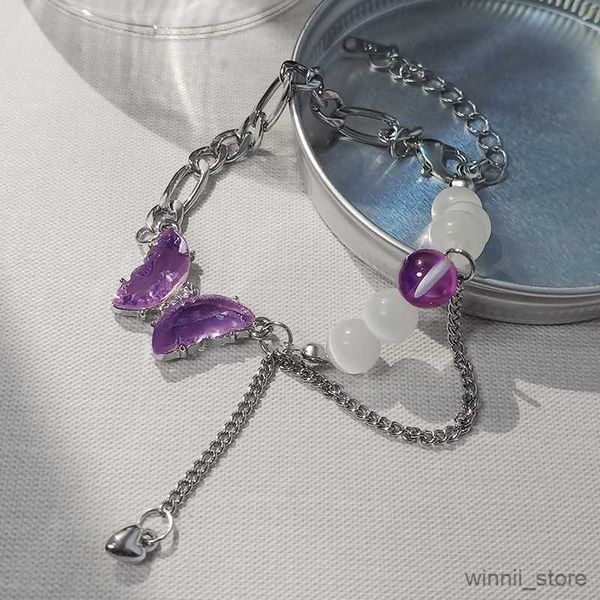 charm bracelets exquisite butterfly chain bracelet shiny flower moon pendant adjustable bracelets women elegant jewelry r230704, Golden;silver
charm bracelets exquisite butterfly chain bracelet shiny flower moon pendant adjustable bracelets women elegant jewelry r230704, Golden;silver