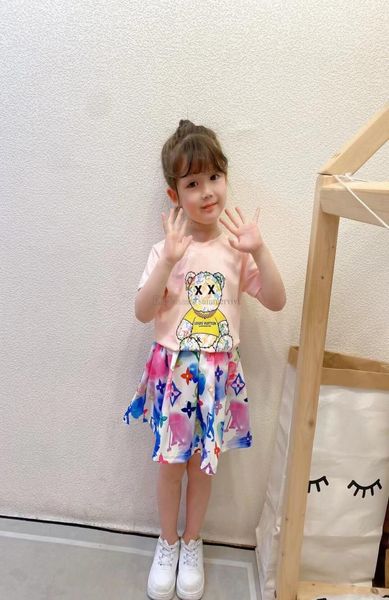 designer kids summer outfits 2021 children letter printed short sleeve tshirtletter skirt shorts 2pcs kids casual sets a55099383985, White
designer kids summer outfits 2021 children letter printed short sleeve tshirtletter skirt shorts 2pcs kids casual sets a55099383985, White