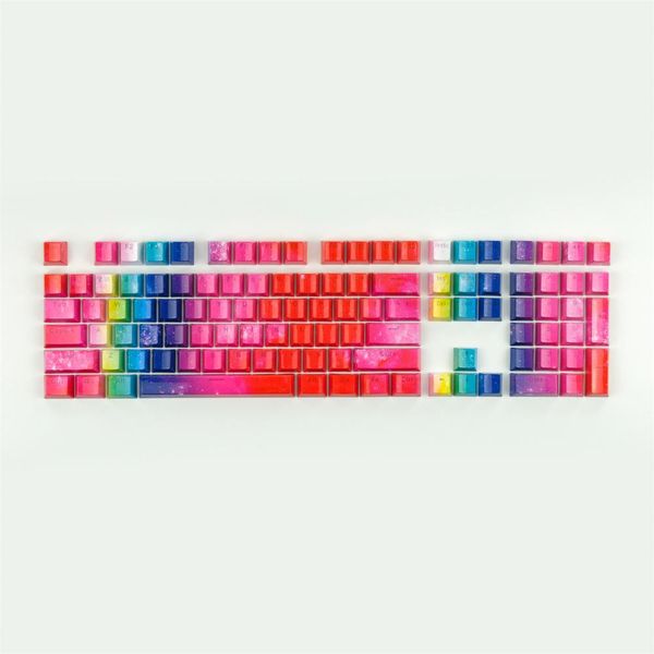 leggings uv bright side keycaps starry rainbow original abs material ome profile water transfer printing for 104 game mechanical keyboard, Black
leggings uv bright side keycaps starry rainbow original abs material ome profile water transfer printing for 104 game mechanical keyboard, Black