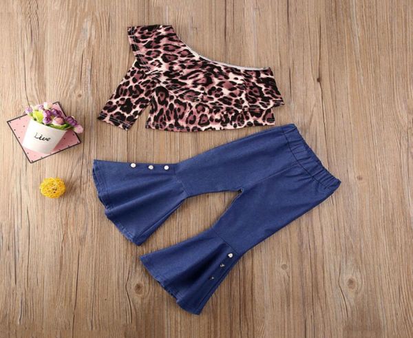 kids baby girl clothes leopard offshoulder flared denim pants outfits spring autumn clothing6351823, White
kids baby girl clothes leopard offshoulder flared denim pants outfits spring autumn clothing6351823, White