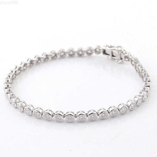designer jewelry fine jewelry 14k soild gold bezel setting round shape 3mm d vvs moissanite diamond 6in 7in 8in tennis chain bracelet ladies, Silver
designer jewelry fine jewelry 14k soild gold bezel setting round shape 3mm d vvs moissanite diamond 6in 7in 8in tennis chain bracelet ladies, Silver