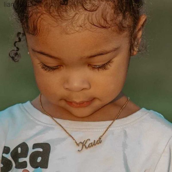 vnox custom baby name necklaces for girls boys stainless steel kids children personalized nameplate chokers collar gift jewelry l230704, Silver
vnox custom baby name necklaces for girls boys stainless steel kids children personalized nameplate chokers collar gift jewelry l230704, Silver
