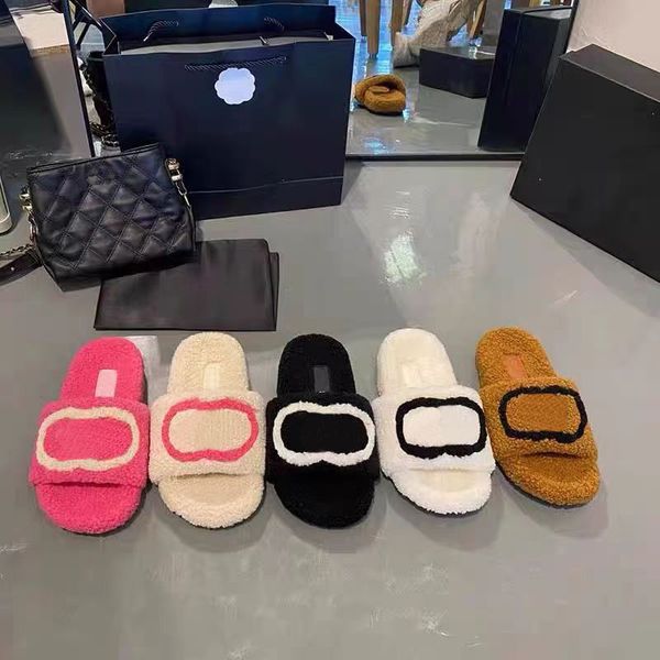winter cotton slipper luxury channal designer women's wool slipper shoes fall winter slipper wear sandal size, Black
winter cotton slipper luxury channal designer women's wool slipper shoes fall winter slipper wear sandal size, Black