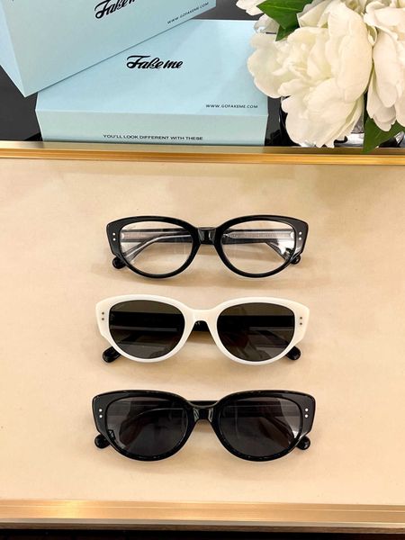 frames 2023 eyeglasses fashion high edition new women's uv resistant fakeme sunglasses, White;black
frames 2023 eyeglasses fashion high edition new women's uv resistant fakeme sunglasses, White;black