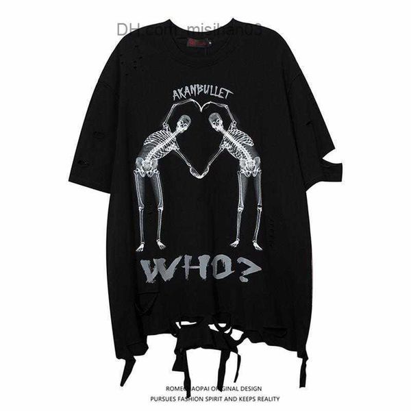 men's t-shirts mens funny black tee shirts ripped oversize tshirts hip hop skull painted streetwear y2k vintage loose short sleeve cott, White;black
men's t-shirts mens funny black tee shirts ripped oversize tshirts hip hop skull painted streetwear y2k vintage loose short sleeve cott, White;black