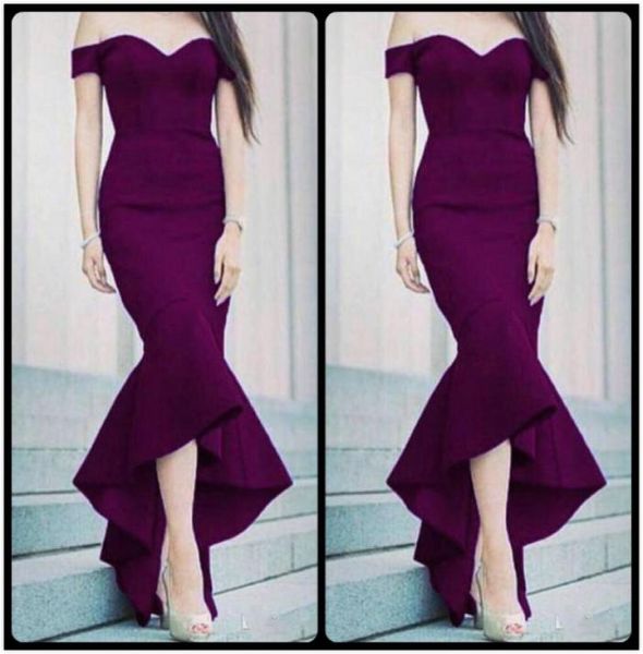 2020 hi lo train mermaid prom dresses with off shoulder tea length sweetheart neck ruffles crepe trumpt grape evening g8758639, Black
2020 hi lo train mermaid prom dresses with off shoulder tea length sweetheart neck ruffles crepe trumpt grape evening g8758639, Black