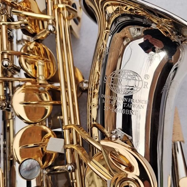 professional 6600brt alto saxophone model nickel plated silver body gold keys double rib reinforced woodwind instrument with accessories and
professional 6600brt alto saxophone model nickel plated silver body gold keys double rib reinforced woodwind instrument with accessories and